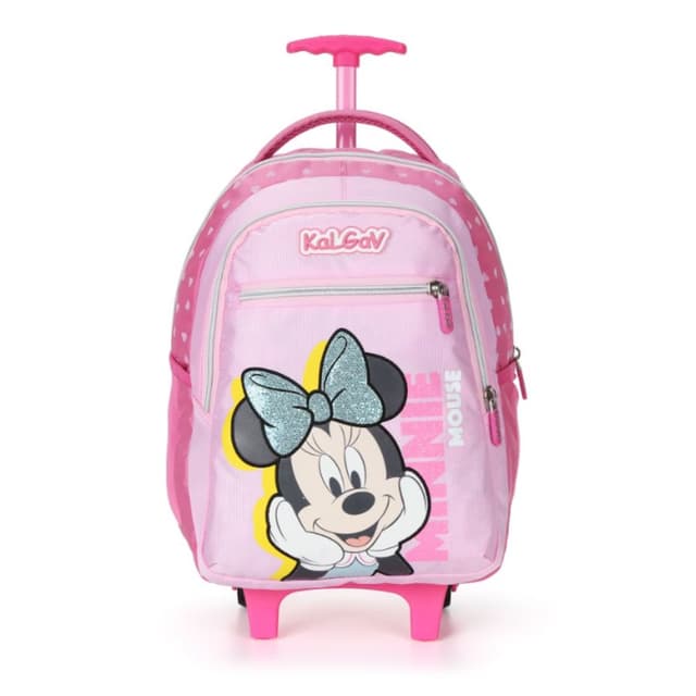 תיק טרולי לגן קל גב – Minnie Mouse ורוד - ToySale חנות הצעצועים הזולה במדינה