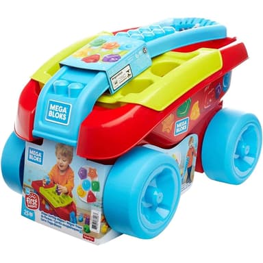 מגה בלוקס עגלת מיון צורות | Mega Bloks - ToySale חנות הצעצועים הזולה במדינה