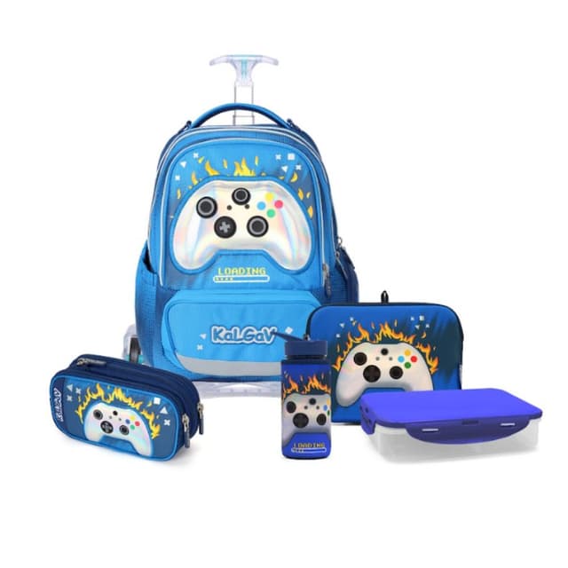 מארז קל גב לכיתות א'-ב' - גיימינג כחול - ToySale חנות הצעצועים הזולה במדינה