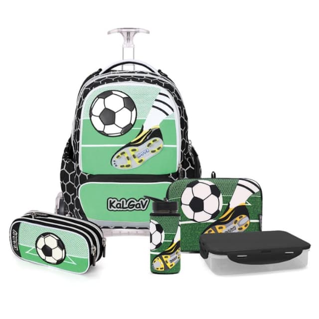 מארז קל גב לכיתות א'-ב' - כדורגל בצבע ירוק - ToySale חנות הצעצועים הזולה במדינה