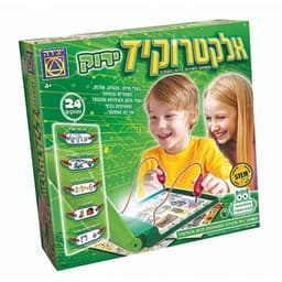 יצירה - משחק קופסא, אלקטרו קיד ירוק לגילאי 4+ משחק מיון והתאמה לפיתוח החשיבה ולהעשרת הידע! - ToySale חנות הצעצועים הזולה במדינה