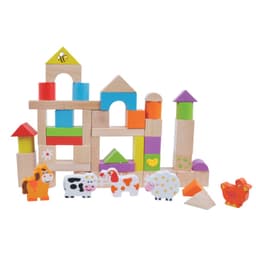דלי קוביות בחווה 50 יח' - Pit Toys - ToySale חנות הצעצועים הזולה במדינה