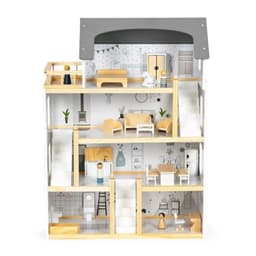 בית בובות רטרו מעץ לילדים  - ToySale חנות הצעצועים הזולה במדינה