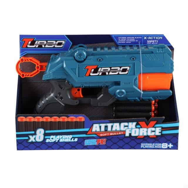 רובה צעצוע לילדים עם 8 חצים מבית TURBO - ToySale חנות הצעצועים הזולה במדינה