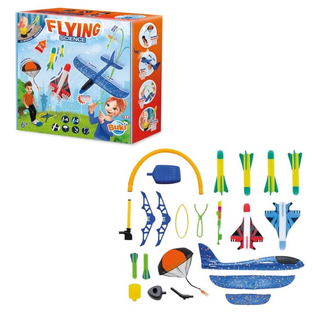 מדע מעופף: ערכת שיגור וחקר תעופה | BUKI France - ToySale חנות הצעצועים הזולה במדינה