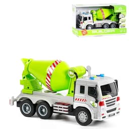 משאית מערבל בטון גדולה עם אורות וצלילים - ToySale חנות הצעצועים הזולה במדינה