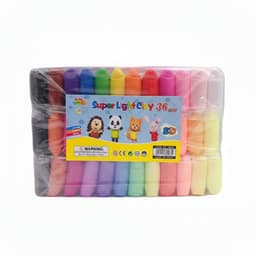 סופר קליי צבעוני לילדים – 36 צבעי בצק קלים לעיצוב - ToySale חנות הצעצועים הזולה במדינה