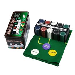 ערכת פוקר עם 200 זוטונים, קלפים ומשטח ירוק – משחק אסטרטגיה מקצועי - ToySale חנות הצעצועים הזולה במדינה