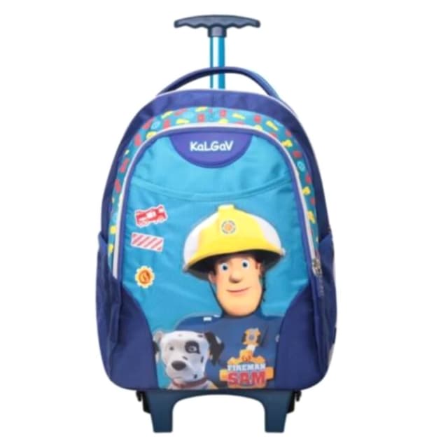 תיק גן טרולי סמי הכבאי קל גב – תיק ילדים עם גלגלים וגב אורטופדי - ToySale חנות הצעצועים הזולה במדינה