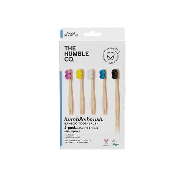 מארז מברשת שיניים מבמבוק SOFT במגוון צבעים