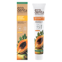 משחת שיניים אורגנית להלבנה עם תמצית פפאיה | אקודנטה | 75 מ"ל - כשר