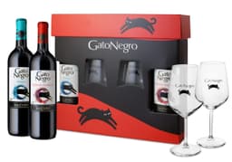 מארז זוג גאטו נגרו וכוסות