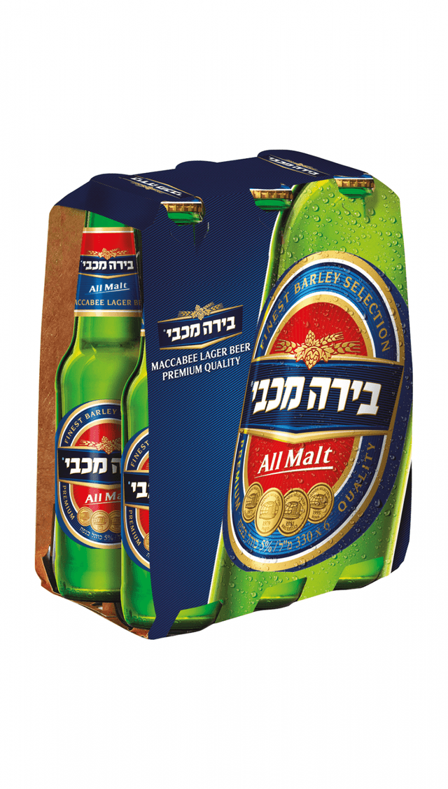 מארז מכבי 330 מ״ל 24 יח'