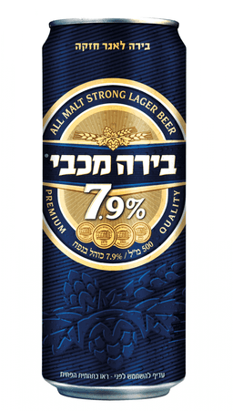 מארז מכבי 7.9% 24 פחיות