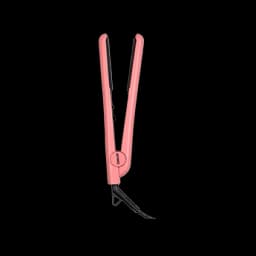 מחליק שיער קרמי ורוד