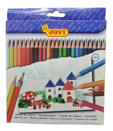 חבילת 24 צבעי עפרון קונים רק באטרקציה מהיבואן לצרכן