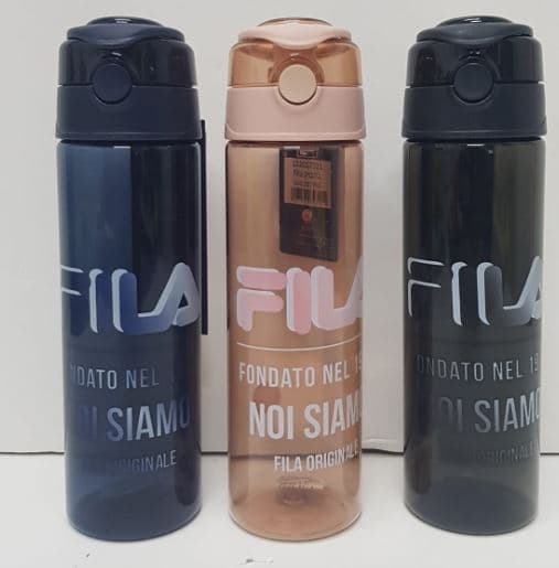 בקבוק שתיה FILA לשתיה + פייה מתקפלת וקפיץ פתיחה 700 מ"ל במבחר צבעים קונים רק באטרקציה מהיבואן לצרכן
