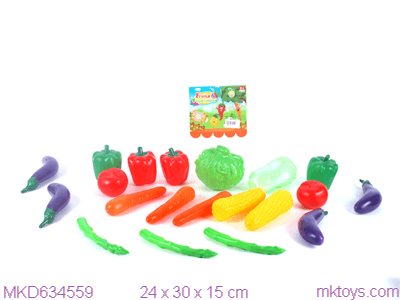 סט 18 ירקות צבעוניים בגדלים שוניםאטרקציה מהיבואן לצרכן