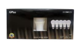 חמישיית נורות לד 15W אור חם (צהוב) E27