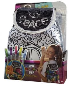 תיק פאייטים BFF עם ציור מתחלף באתר אטרקציה מהיבואן לצרכן