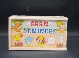 מבחר דומינו חיות מעץ באטרקציה אונליין מהיבואן לצרכן