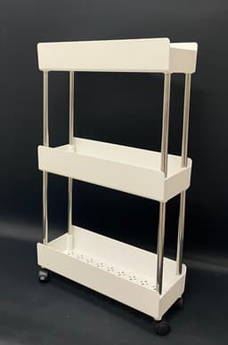 עגלת אחסון צרה 3 קומות על גלגלים קונים רק באטרקציה מהיבואן לצרכן