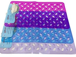 שטיח גומי לאמבטיה במגוון צבעים דגם אליפסות