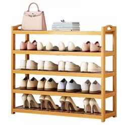 מעמד 5 מדפים 91X68X24 ס"מ, מתאים לארגון ועיצוב הבית.