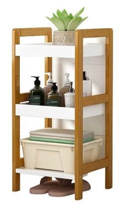 מעמד 3 מדפים מבמבוק גובה 75 ס"מ אטרקציה אונליין