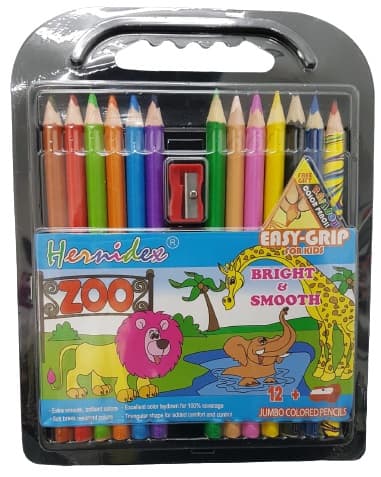 סט צבעי עיפרון + מחדד במגוון דגמים במחיר הכי משתלם באטרקציה