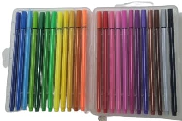 חבילה 24 עטים ראש לבד צבעוניים 0.4 קונים רק באטרקציה מהיבואן לצרכן