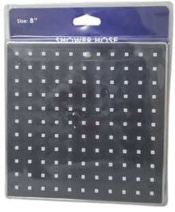 ראש למקלחת מרובע בגודל כ-20X20 ס"מ באתר אטרקציה מהיבואן לצרכן