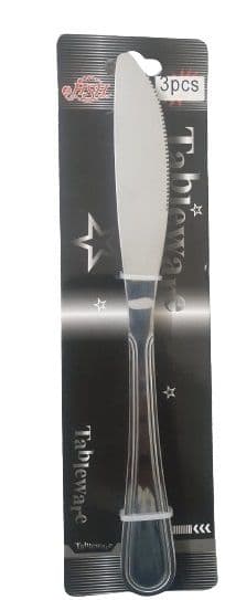 3 סכינים נירוסטה - דגם חלק קונים רק באטרקציה מהיבואן לצרכן