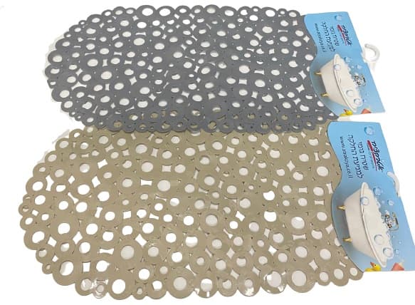 שטיח גומי אובלי לאמבטיה במגוון צבעים דגם עיגולים קונים רק באטרקציה מהיבואן לצרכן