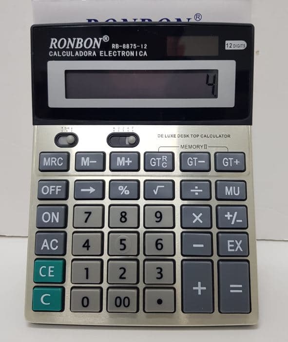 מחשבון - 14X18 ס"מ קונים רק באטרקציה מהיבואן לצרכן