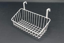 סלסלה לתליה על דלתות וארונות מטבח 28X13 סמ לבן במחיר משתלם