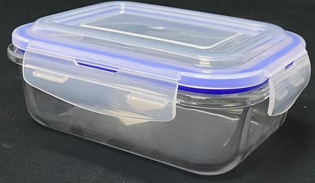 קופסאת זכוכית מלבנית+ מכסה 1520 מ"ל באתר אטרקציה מהיבואן לצרכן