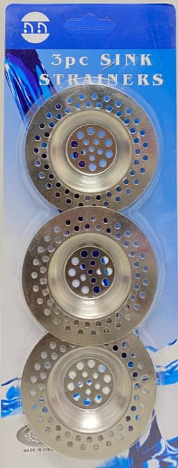 חבילת 3 מסננות נירוסטה לכיור קונים רק באטרקציה מהיבואן לצרכן