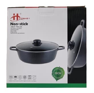 סיר סוטאז יציקה 28 ס"מ כולל ידיות סיליקון ומתאים לכל סוגי הכיריים כולל אינדוקציה. קונים רק באטרקציה מהיבואן לצרכן