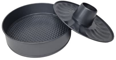 סט 2 ב-1 תבנית טפלון עגולה ובבקה עם קפיץ 26 ס"מ
