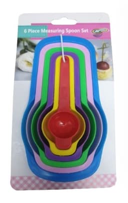 סט כפות מדידה מפלסטיק במגוון גדלים - מדויקות ונוחות