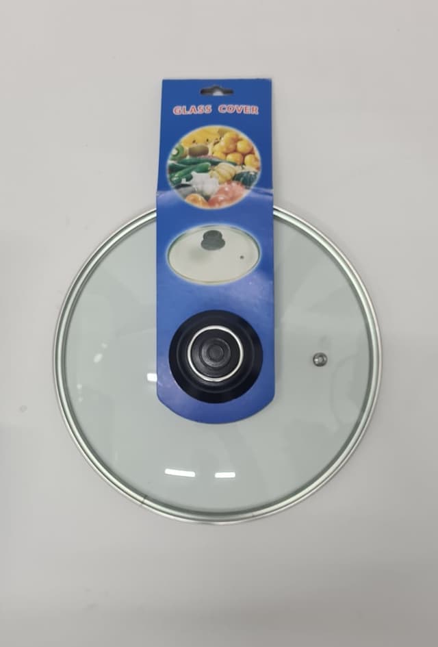 מכסה זכוכית לסירמחבת עם ידית פלסטיק 22 ס"מ קונים רק באטרקציה מהיבואן לצרכן