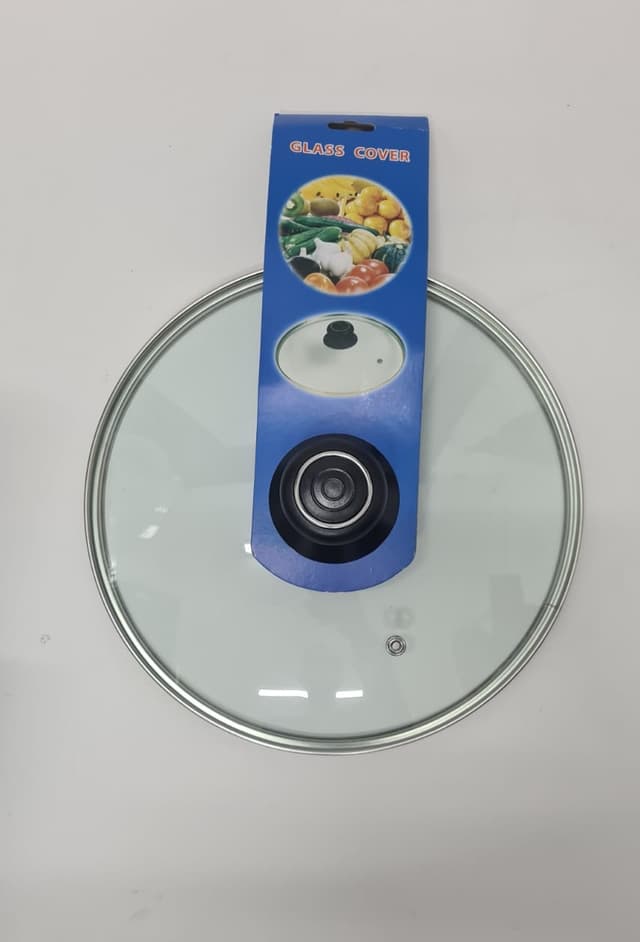 מכסה זכוכית לסירמחבת עם ידית פלסטיק 24 ס"מ קונים רק באטרקציה מהיבואן לצרכן