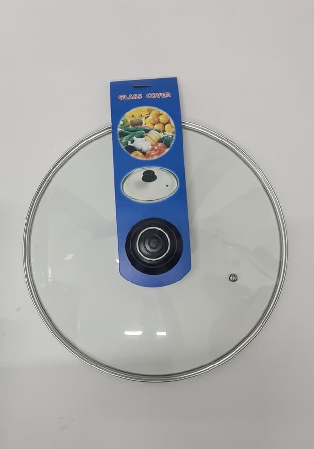 מכסה זכוכית לסירמחבת עם ידית פלסטיק 30 ס"מ קונים רק באטרקציה מהיבואן לצרכן