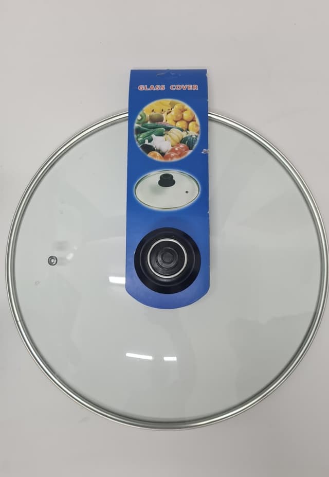 מכסה זכוכית לסירמחבת עם ידית פלסטיק 32 ס"מ קונים רק באטרקציה מהיבואן לצרכן