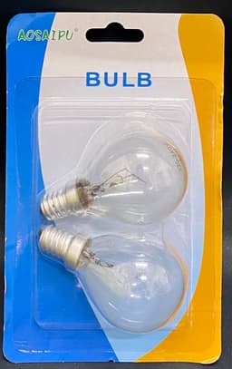 זוג נורות 60W בצורת כדור הברגה דקה אור צהוב קונים רק באטרקציה מהיבואן לצרכן