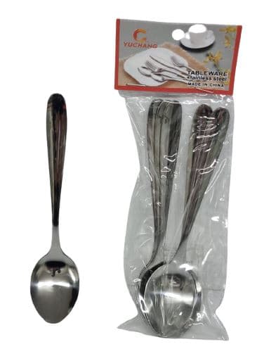 6 כפיות נירוסטה - דגם חלק קונים רק באטרקציה מהיבואן לצרכן