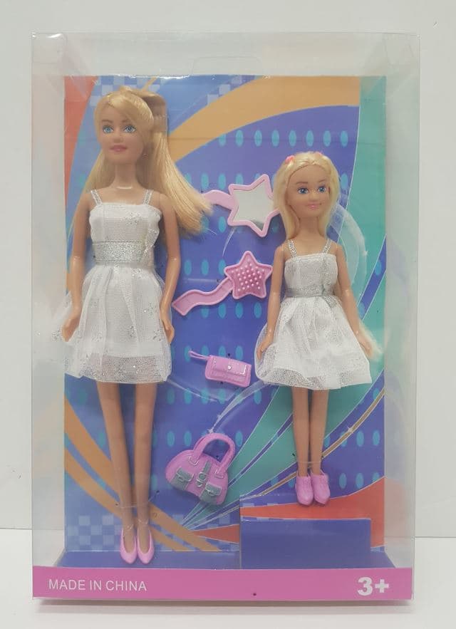 זוג בובות אופנה במבחר צבעים באטרקציה אונליין מהיבואן לצרכן