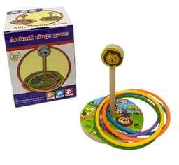 משחק חישוקים לקליעה מעץ קונים רק באטרקציה מהיבואן לצרכן