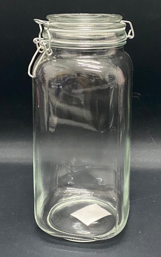 צנצנת זכוכית סגירה הרמטית 2000 מ"ל באתר אטרקציה מהיבואן לצרכן